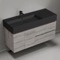 Wall Mounted Bathroom Vanity, Modern, 48